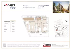3 pokoje, mieszkanie 60,52 m², piętro 9, oferta nr F1-9-66, Lokum Porto Etap VI, Wrocław, Szczepin, ul. Długa/Gnieźnieńska