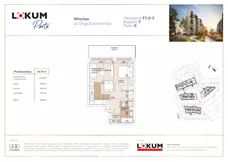 2 pokoje, mieszkanie 38,79 m², parter, oferta nr F1-0-3, Lokum Porto Etap VI, Wrocław, Szczepin, ul. Długa/Gnieźnieńska