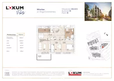 3 pokoje, mieszkanie 59,33 m², parter, oferta nr H1-0-5, Lokum Porto Etap VI, Wrocław, Szczepin, ul. Długa/Gnieźnieńska