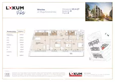 4 pokoje, mieszkanie 110,22 m², piętro 4, oferta nr H1-4-27, Lokum Porto Etap VI, Wrocław, Szczepin, ul. Długa/Gnieźnieńska