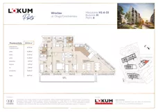 4 pokoje, mieszkanie 103,54 m², piętro 6, oferta nr H1-6-33, Lokum Porto Etap VI, Wrocław, Szczepin, ul. Długa/Gnieźnieńska