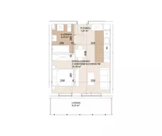 1 pokój, mieszkanie 32,52 m², parter, oferta nr E1-0-10, Lokum Porto Etap VI, Wrocław, Szczepin, ul. Długa/Gnieźnieńska