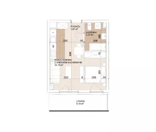 1 pokój, mieszkanie 32,26 m², piętro 1, oferta nr E1-1-23, Lokum Porto Etap VI, Wrocław, Szczepin, ul. Długa/Gnieźnieńska