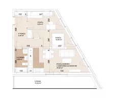 3 pokoje, mieszkanie 55,31 m², piętro 4, oferta nr E1-4-58, Lokum Porto Etap VI, Wrocław, Szczepin, ul. Długa/Gnieźnieńska