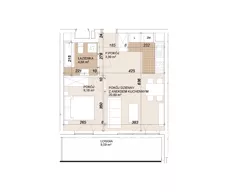 2 pokoje, mieszkanie 38,68 m², piętro 4, oferta nr E1-4-60, Lokum Porto Etap VI, Wrocław, Szczepin, ul. Długa/Gnieźnieńska