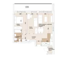 3 pokoje, mieszkanie 56,65 m², piętro 9, oferta nr E1-9-84, Lokum Porto Etap VI, Wrocław, Szczepin, ul. Długa/Gnieźnieńska