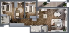 4 pokoje, mieszkanie 97,43 m², piętro 5, oferta nr E.5M25, Nowa Wałowa, Gdańsk, Śródmieście, ul. Stępkarska / Wiosna Ludów