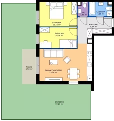 3 pokoje, mieszkanie 60,62 m², parter, oferta nr 3.13.0M04, Szumilas bud. 11-15, Kowale, ul. Magazynowa