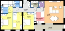 4 pokoje, mieszkanie 106,53 m², piętro 5, oferta nr I1.5M16, Nowa Wałowa I1, Gdańsk, Śródmieście, ul. Stępkarska / Wiosna Ludów