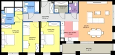 4 pokoje, mieszkanie 106,53 m², piętro 2, oferta nr I1.2M16, Nowa Wałowa I1, Gdańsk, Śródmieście, ul. Stępkarska / Wiosna Ludów