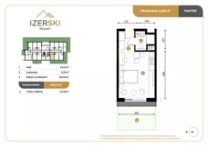 1 pokój, apartament inwestycyjny 25,94 m², parter, oferta nr D.00.11, IzerSKI Resort, Świeradów-Zdrój, ul. Jana Kilińskiego 2