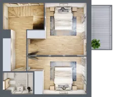 4 pokoje, mieszkanie 104,45 m², piętro 3, oferta nr 2_45, Ogrody Wiślane VI, Warszawa, Białołęka, Tarchomin, ul. Aluzyjna 12