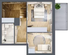 4 pokoje, mieszkanie 96,23 m², piętro 3, oferta nr 2_43, Ogrody Wiślane VI, Warszawa, Białołęka, Tarchomin, ul. Aluzyjna 12