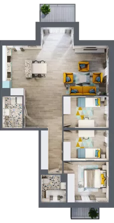 4 pokoje, mieszkanie 99,80 m², piętro 2, oferta nr C11, ul. Stawowa ABC, Kraków, Prądnik Biały, Bronowice Wielkie, ul. Stawowa 246/246A/246B