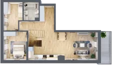 6 pokoi, mieszkanie 142,44 m², piętro 4, oferta nr 56, Centralna 51C, Kraków, Czyżyny, ul. Centralna