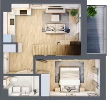 4 pokoje, mieszkanie 80,90 m², piętro 4, oferta nr 54, Centralna 51C, Kraków, Czyżyny, ul. Centralna
