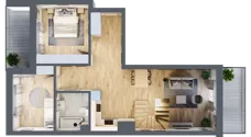6 pokoi, mieszkanie 128,53 m², piętro 4, oferta nr 96, Centralna 51C, Kraków, Czyżyny, ul. Centralna