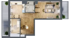 5 pokoi, mieszkanie 122,14 m², piętro 4, oferta nr 53, Centralna 51C, Kraków, Czyżyny, ul. Centralna