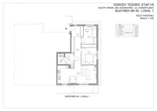 3 pokoje, apartament 62,00 m², parter, oferta nr VII.45.1. , Ogrody Tesoro, Gdynia, Pogórze, ul. Aleja Iberyjska