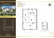 4 pokoje, apartament 77,00 m², parter, oferta nr VII.31.2, Ogrody Tesoro, Gdynia, Pogórze, ul. Aleja Iberyjska