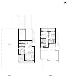 4 pokoje, mieszkanie 104,99 m², parter, oferta nr B9-M01, Krzemienna, Katowice, Osiedle Paderewskiego-Muchowiec, Muchowiec, ul. Krzemienna
