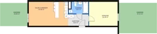 2 pokoje, mieszkanie 49,46 m², parter, oferta nr B0.3, Enklawa Bukowa II, Kraków, Podgórze, Rybitwy, ul. Bukowa 65 i 69