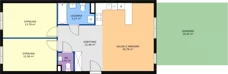 3 pokoje, mieszkanie 72,79 m², parter, oferta nr C0.10, Enklawa Bukowa II, Kraków, Podgórze, Rybitwy, ul. Bukowa 65 i 69