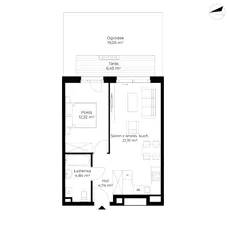 2 pokoje, mieszkanie 43,79 m², parter, oferta nr B11-M13, Krzemienna, Katowice, Osiedle Paderewskiego-Muchowiec, Muchowiec, ul. Krzemienna