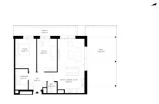 3 pokoje, mieszkanie 68,17 m², piętro 2, oferta nr B11-M30, Krzemienna, Katowice, Osiedle Paderewskiego-Muchowiec, Muchowiec, ul. Krzemienna