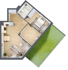 3 pokoje, mieszkanie 64,29 m², parter, oferta nr RM/1B/L/0/3, Rytm Mokotowa 1B, Warszawa, Mokotów, Augustówka, ul. Antoniewska / Piramowicza