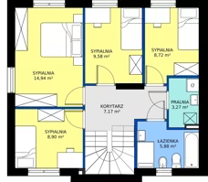 Dom 120,04 m², oferta nr B2, Malinowy Zakątek II - domy, Kamieniec Wrocławski, ul. Malinowa 10,12