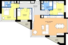 4 pokoje, mieszkanie 105,30 m², piętro 4, oferta nr A/4/26, Poznańska / Wąska, Poznań, Jeżyce, ul. Poznańska