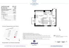 3 pokoje, mieszkanie 55,96 m², piętro 4, oferta nr B2.63, Osiedle Chabrowe, Starogard Gdański, ul. Gen. Stanisław Sosabowskiego