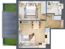 2 pokoje, lokal inwestycyjny 41,47 m², parter, oferta nr C3.2 - (U), Solmarina, Wiślinka, ul. Łąkowa