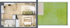 2 pokoje, mieszkanie 36,96 m², piętro 3, oferta nr B1.46, Osiedle Chabrowe, Starogard Gdański, ul. Gen. Stanisław Sosabowskiego