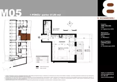 1 pokój, mieszkanie 37,05 m², parter, oferta nr 5, Sczanieckiej 8 , Łódź, Górna, ul. Sczanieckiej 8