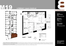 2 pokoje, mieszkanie 46,06 m², piętro 2, oferta nr 19, Sczanieckiej 8 , Łódź, Górna, ul. Sczanieckiej 8
