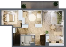 3 pokoje, mieszkanie 84,32 m², piętro 2, oferta nr C/11, Aalto, Gdańsk, Wrzeszcz, ul. Ogrodowa
