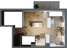 3 pokoje, mieszkanie 84,32 m², piętro 2, oferta nr C/11, Aalto, Gdańsk, Wrzeszcz, ul. Ogrodowa