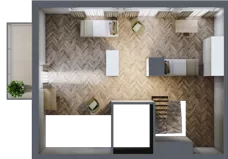 2 pokoje, mieszkanie 93,30 m², piętro 2, oferta nr D/10, Aalto, Gdańsk, Wrzeszcz, ul. Ogrodowa