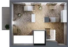 1 pokój, mieszkanie 93,30 m², piętro 2, oferta nr E/14, Aalto, Gdańsk, Wrzeszcz, ul. Ogrodowa
