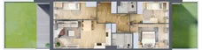 4 pokoje, apartament 69,12 m², parter, oferta nr B6/86, Onelife Powsin, Warszawa, Wilanów, Powsin, ul. Łukasza Drewny