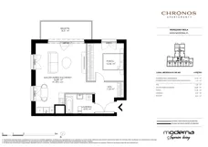 2 pokoje, apartament 51,81 m², piętro 4, oferta nr 403, Chronos na Woli, Warszawa, Wola, Mirów, Al. Solidarności 153