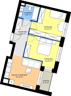 3 pokoje, mieszkanie 49,83 m², piętro 5, oferta nr 204, 28 Czerwca 1956 r., Poznań, Wilda, Dębiec, ul. 28 Czerwca 1956 r. 346