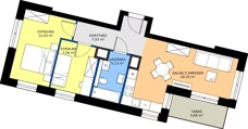 3 pokoje, mieszkanie 52,13 m², piętro 5, oferta nr 205, 28 Czerwca 1956 r., Poznań, Wilda, Dębiec, ul. 28 Czerwca 1956 r. 346