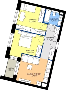 3 pokoje, mieszkanie 50,70 m², piętro 5, oferta nr 206, 28 Czerwca 1956 r., Poznań, Wilda, Dębiec, ul. 28 Czerwca 1956 r. 346