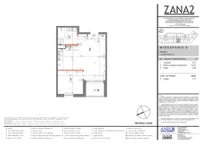 2 pokoje, mieszkanie 34,87 m², piętro 1, oferta nr 6, Zana 2, Warszawa, Praga Południe, Gocławek, ul. Tomasza Zana