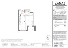 1 pokój, mieszkanie 28,70 m², piętro 2, oferta nr 13, Zana 2, Warszawa, Praga Południe, Gocławek, ul. Tomasza Zana