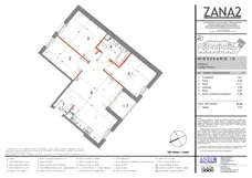 4 pokoje, mieszkanie 61,34 m², piętro 3, oferta nr 18, Zana 2, Warszawa, Praga Południe, Gocławek, ul. Tomasza Zana