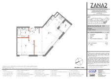 2 pokoje, mieszkanie 51,41 m², piętro 3, oferta nr 19, Zana 2, Warszawa, Praga Południe, Gocławek, ul. Tomasza Zana